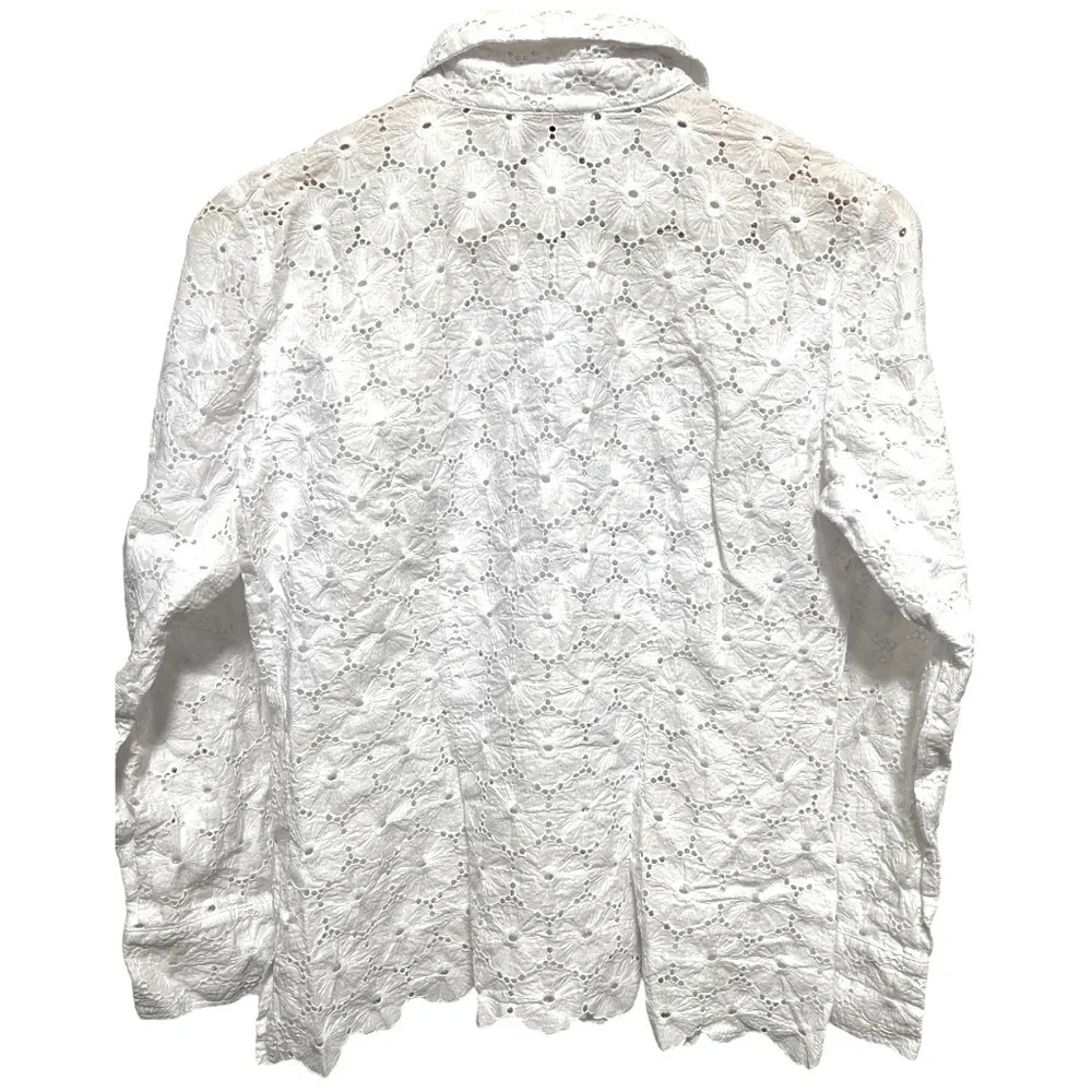 Talbots Lace Top - Picture 2 of 11